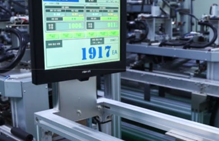 카본블록 압출라인