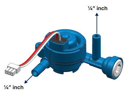 일반형 FLOW SENSOR (1/4" 포트 3개)